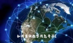 如何查詢(xún)數字錢(qián)包號碼？