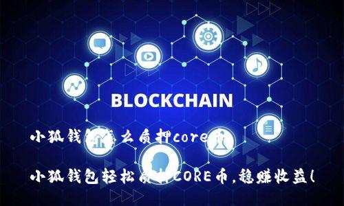 小狐錢包怎么質(zhì)押core幣

小狐錢包輕松質(zhì)押CORE幣，穩(wěn)賺收益！